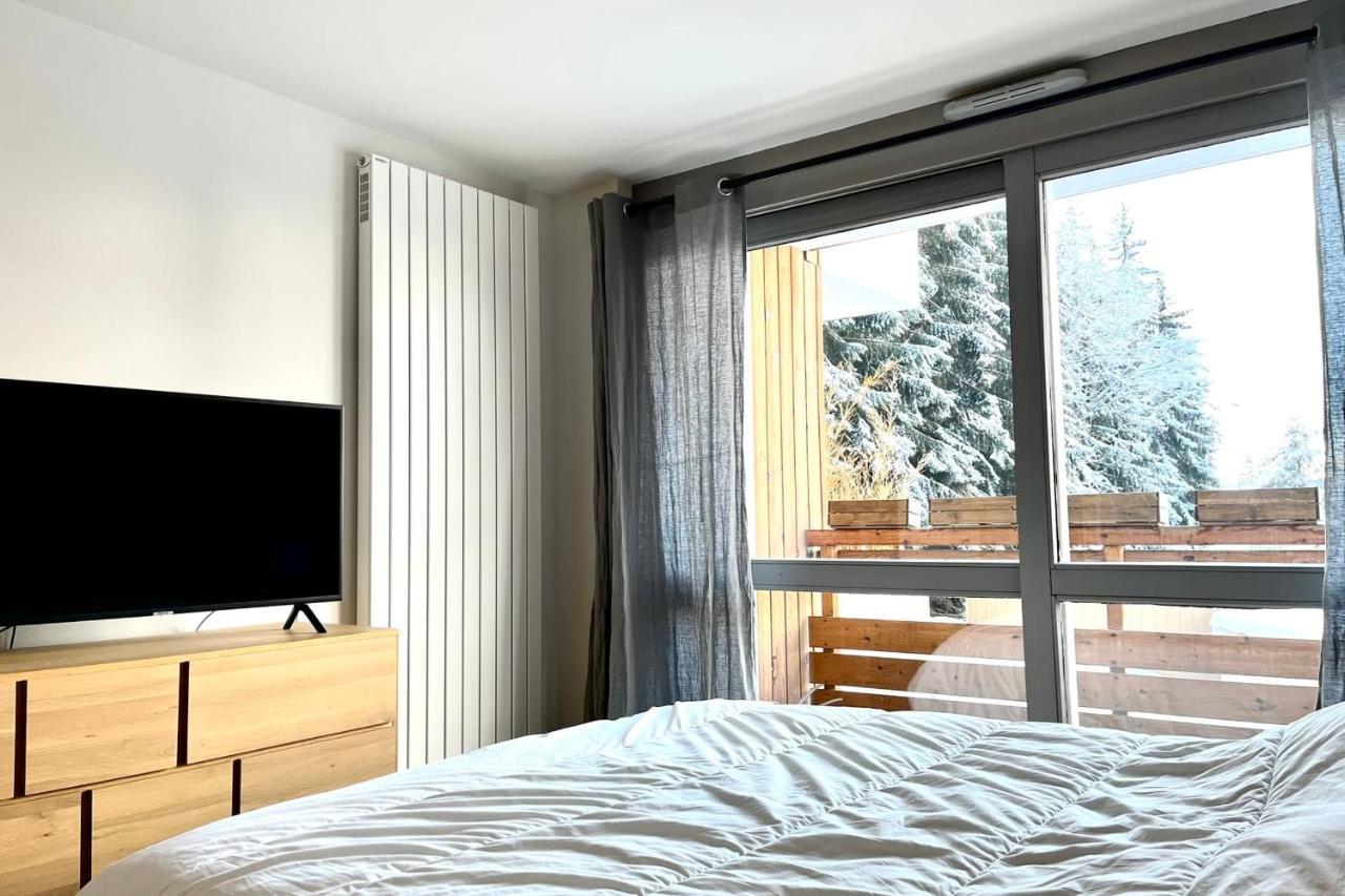 Modern Apt At The Foot Of The Slopes In Megeve Luaran gambar